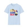 12501017982402392159_2048.jpeg Colombia National Pride T-Shirt, Unisex Softstyle Tee, Travel Souvenir Shirt, Festival Apparel, Colombian Celebration Shirt