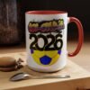 Colombia 2026 Accent Coffee Mug, Fun Soccer Cup, Perfect for Fans, Gift for Soccer Lovers, Sporty Drinkware, Coffee Lovers Gift