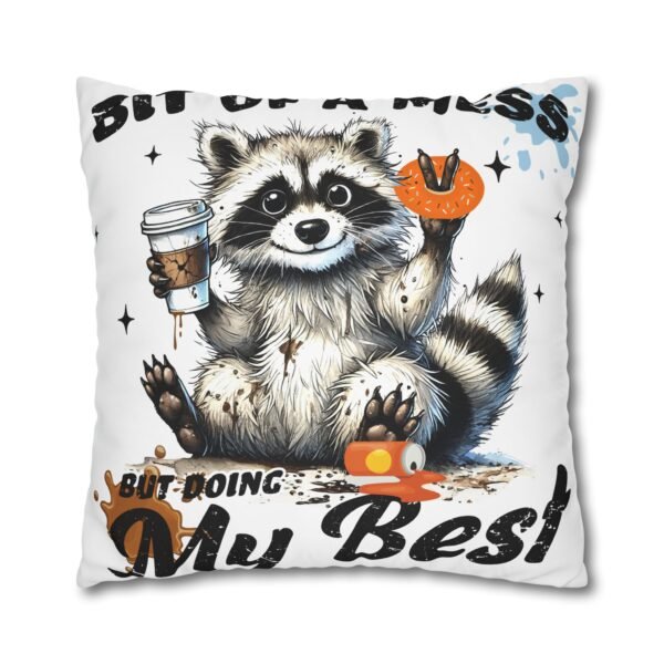 12573867255166435159_2048.jpeg Whimsical Raccoon Pillowcase, Cozy Home Decor, Perfect Gift for Animal Lovers, Fun Bedroom Accent, Unique Housewarming Gift