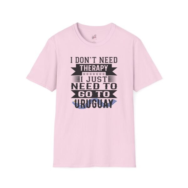 Uruguay Unisex Therapy Quote T-Shirt, Funny Gift, Graphic Tee for Travel Lovers, Casual Wear, Vacation Shirt, Holiday Apparel