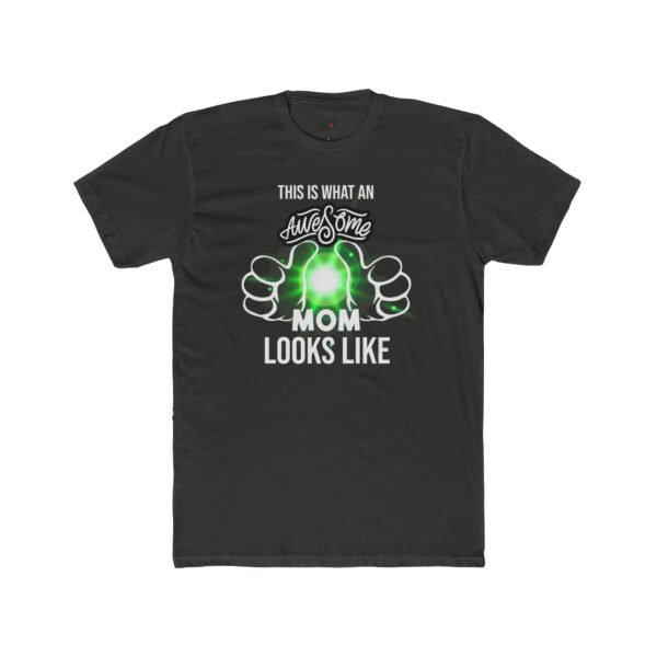 Awesome Mom Women Cotton Crew Tee,  Perfect Gift for Mother's Day, Birthdays, Fun Casual Wear, Family Gatherings, or Celebrations