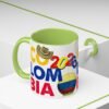 Colombia Soccer Accent Coffee Mug, 2026 World Cup Fan Gift, Sports Enthusiast Mug, Celebration Drinkware, Travel Souvenir