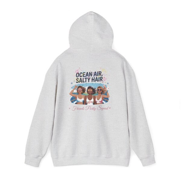 Ocean Air Salty Hair Women Sweatshirt, Beach Hoodie, Summer Layer, Vacation Gift, Coastal Style, Fun in the Sun Apparel