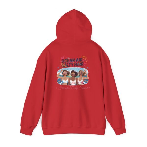 Ocean Air Salty Hair Women Sweatshirt, Beach Hoodie, Summer Layer, Vacation Gift, Coastal Style, Fun in the Sun Apparel