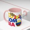 Colombia Soccer Accent Coffee Mug, 2026 World Cup Fan Gift, Sports Enthusiast Mug, Celebration Drinkware, Travel Souvenir