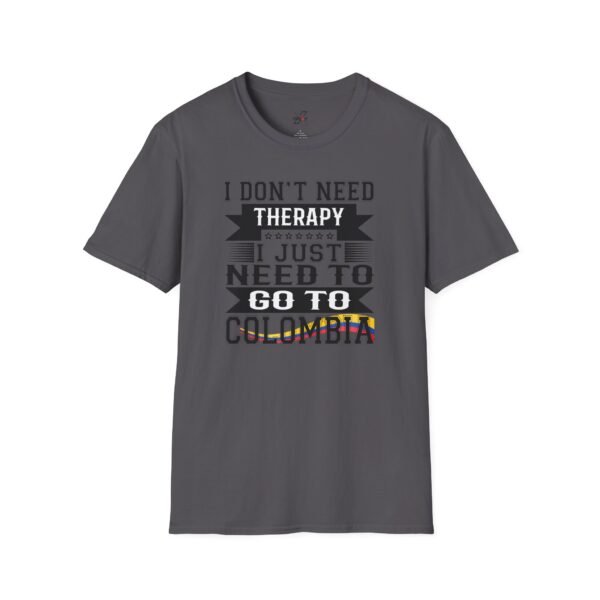 13417572631627194311_2048.jpeg Colombia Therapy Quote T-Shirt, Funny Travel Shirt, Unisex Graphic Tee, Vacation Gift, Adventure Humor Top