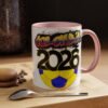Colombia 2026 Accent Coffee Mug, Fun Soccer Cup, Perfect for Fans, Gift for Soccer Lovers, Sporty Drinkware, Coffee Lovers Gift