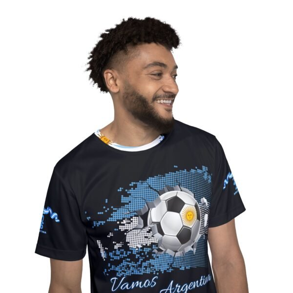 Men's Soccer Jersey, Sports Fan Tee, Argentina Football Shirt, Birthday Gift for Him, Soccer Game Merchandise, Activewear Apparel