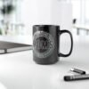 Anti Social Moms Club Mug, 15oz Black Ceramic Coffee Cup, Perfect Gift for Moms, Funny Mom Mug, Unique Mother's Day Gift, Quirky