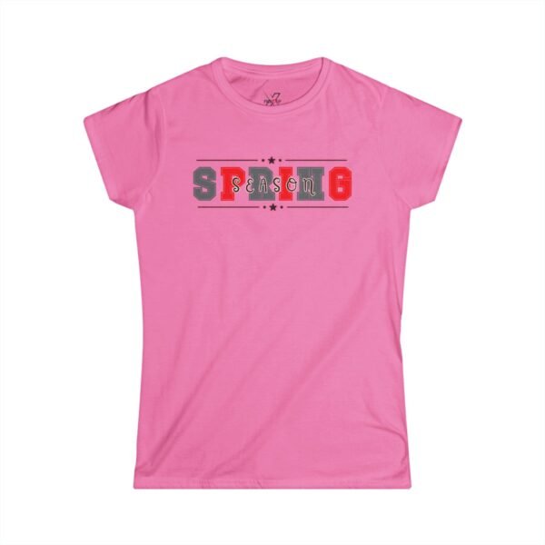 Spring Vibes Women's Softstyle Tee, Casual Wear, Gift for Spring, Comfortable Everyday Shirt, Perfect for Women, Seasonal Apparel