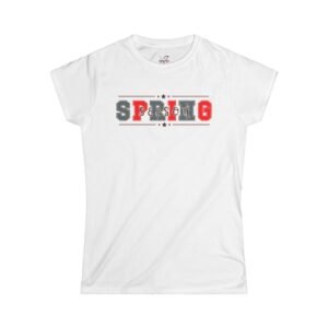 Spring Vibes Women's Softstyle Tee, Casual Wear, Gift for Spring, Comfortable Everyday Shirt, Perfect for Women, Seasonal Apparel
