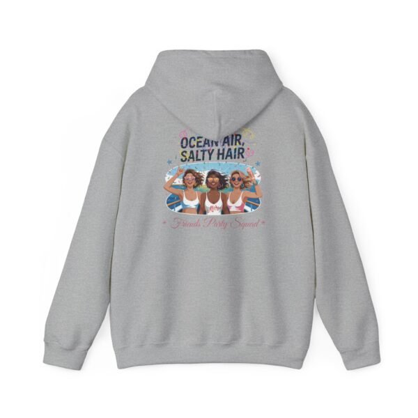 Ocean Air Salty Hair Women Sweatshirt, Beach Hoodie, Summer Layer, Vacation Gift, Coastal Style, Fun in the Sun Apparel