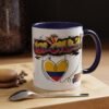 Vibrant Colombia Themed Coffee Mug, Perfect Gift for Travelers, Coffee Lovers, and Celebrations, Unique Design for Everyday Use