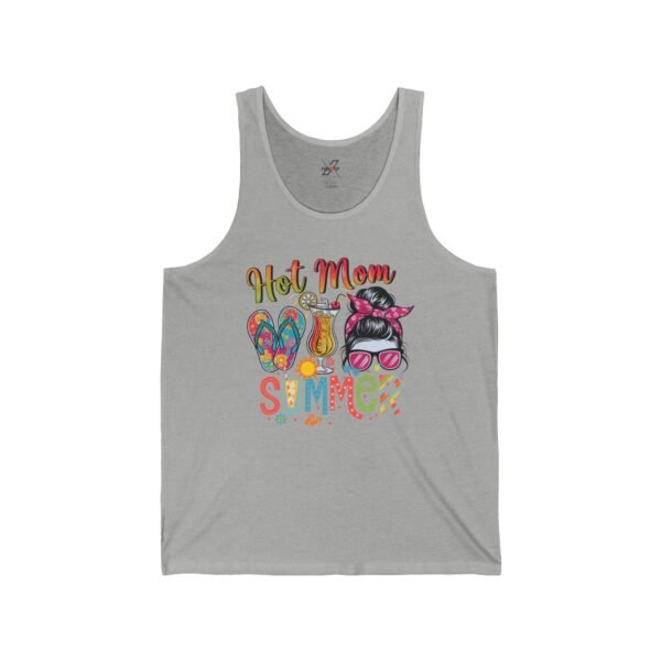 14373393866207910264_2048.jpeg Summer Vibes Tank Top, Hot Mom Summer Tee, Beachwear, Casual Summer Outfit, Gift for Moms, Summer Celebrations