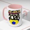 Colombia 2026 Accent Coffee Mug, Fun Soccer Cup, Perfect for Fans, Gift for Soccer Lovers, Sporty Drinkware, Coffee Lovers Gift
