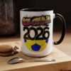 Colombia 2026 Accent Coffee Mug, Fun Soccer Cup, Perfect for Fans, Gift for Soccer Lovers, Sporty Drinkware, Coffee Lovers Gift