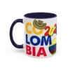 Colombia Soccer Accent Coffee Mug, 2026 World Cup Fan Gift, Sports Enthusiast Mug, Celebration Drinkware, Travel Souvenir