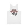 Bulldog Vibes Men Jersey Tank, Casual Summer Wear, Workout Top, Dog Lover Gift, Beach Essential, Gym Tank