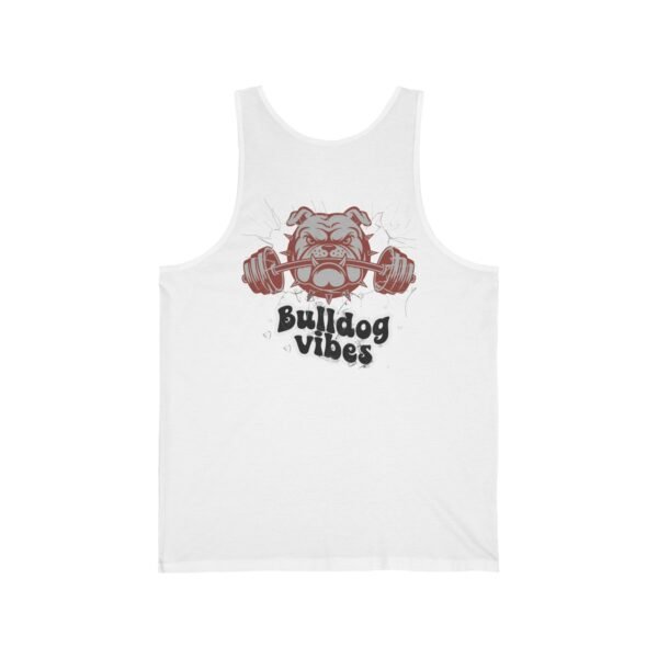 15058461747424887838_2048.jpeg Bulldog Vibes Men Jersey Tank, Casual Summer Wear, Workout Top, Dog Lover Gift, Beach Essential, Gym Tank
