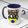 Colombia 2026 Accent Coffee Mug, Fun Soccer Cup, Perfect for Fans, Gift for Soccer Lovers, Sporty Drinkware, Coffee Lovers Gift