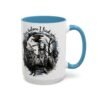 Mystical Accent Coffee Mug, Unique Gift, Tea Lovers, Home Decor, Spooky Vibes, Artistic Mug with Whimsical Design
