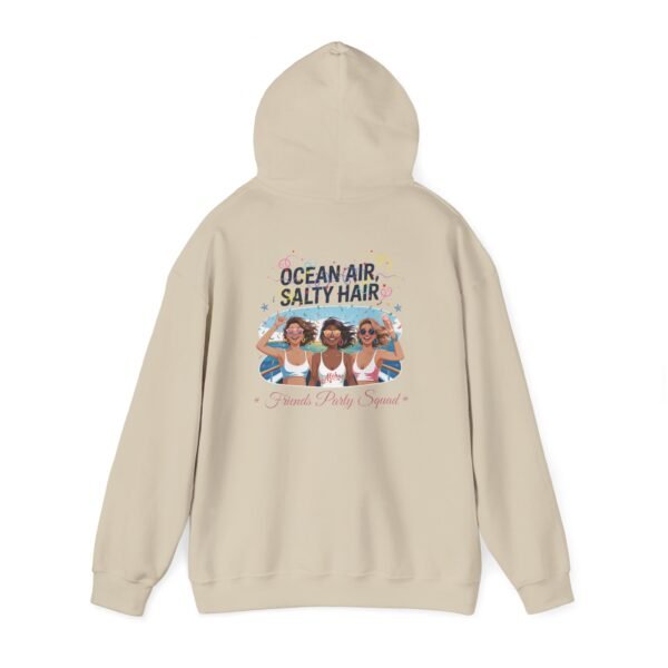 Ocean Air Salty Hair Women Sweatshirt, Beach Hoodie, Summer Layer, Vacation Gift, Coastal Style, Fun in the Sun Apparel