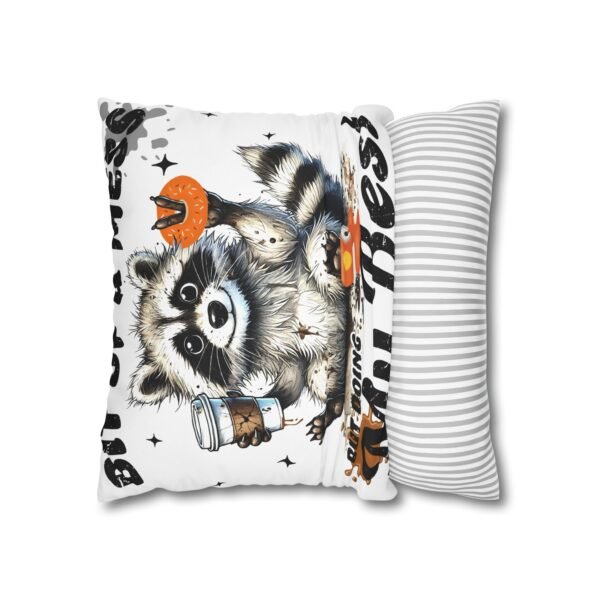 1535415527419545243_2048.jpeg Whimsical Raccoon Pillowcase, Cozy Home Decor, Perfect Gift for Animal Lovers, Fun Bedroom Accent, Unique Housewarming Gift