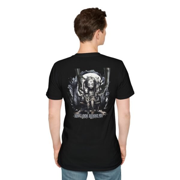 15414299064528261107_2048.jpeg Horror Graphic Tee - Unisex Softstyle T-Shirt, Halloween Shirt, Gifting Apparel, Casual Wear, Horror Lover's Gift, Trendy Outfit