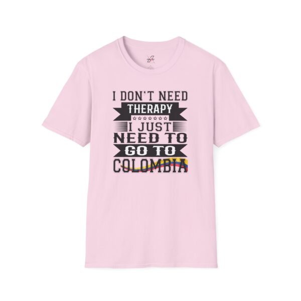 15572981515127024409_2048.jpeg Colombia Therapy Quote T-Shirt, Funny Travel Shirt, Unisex Graphic Tee, Vacation Gift, Adventure Humor Top