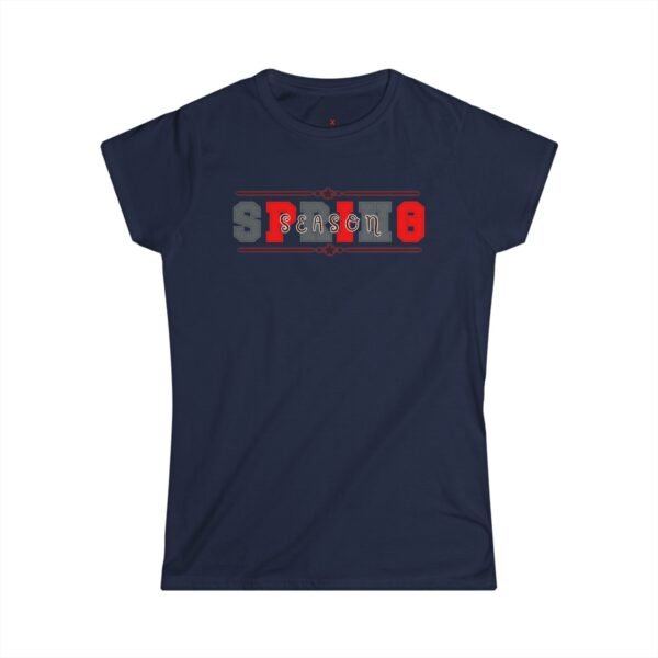 Spring Vibes Women's Softstyle Tee, Casual Wear, Gift for Spring, Comfortable Everyday Shirt, Perfect for Women, Seasonal Apparel