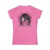 Personalized Women's Skull Graphic Tee, Perfect for Rock Fans, Casual Wear, Concerts, Halloween, An edgy style to express individuality