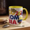Colombia Soccer Accent Coffee Mug, 2026 World Cup Fan Gift, Sports Enthusiast Mug, Celebration Drinkware, Travel Souvenir