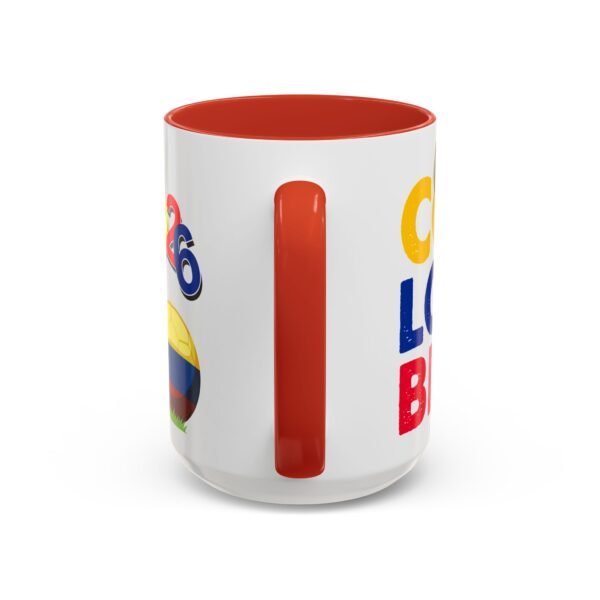 Colombia Soccer Accent Coffee Mug, 2026 World Cup Fan Gift, Sports Enthusiast Mug, Celebration Drinkware, Travel Souvenir