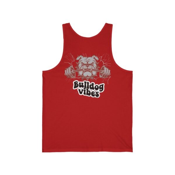 16038084960993373326_2048.jpeg Bulldog Vibes Men Jersey Tank, Casual Summer Wear, Workout Top, Dog Lover Gift, Beach Essential, Gym Tank