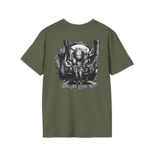 16177281278101681579_2048.jpeg Horror Graphic Tee - Unisex Softstyle T-Shirt, Halloween Shirt, Gifting Apparel, Casual Wear, Horror Lover's Gift, Trendy Outfit