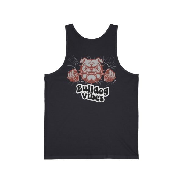 16465585840480334358_2048.jpeg Bulldog Vibes Men Jersey Tank, Casual Summer Wear, Workout Top, Dog Lover Gift, Beach Essential, Gym Tank