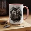 Mystical Accent Coffee Mug, Unique Gift, Tea Lovers, Home Decor, Spooky Vibes, Artistic Mug with Whimsical Design
