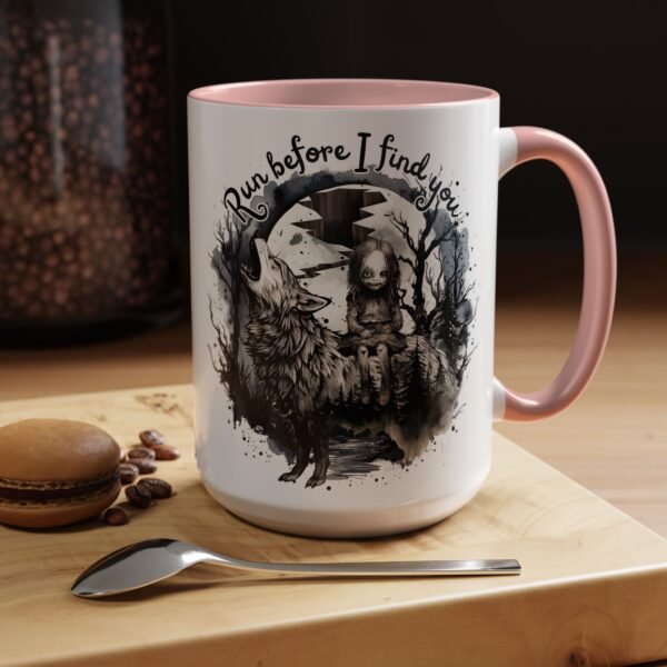 Mystical Accent Coffee Mug, Unique Gift, Tea Lovers, Home Decor, Spooky Vibes, Artistic Mug with Whimsical Design