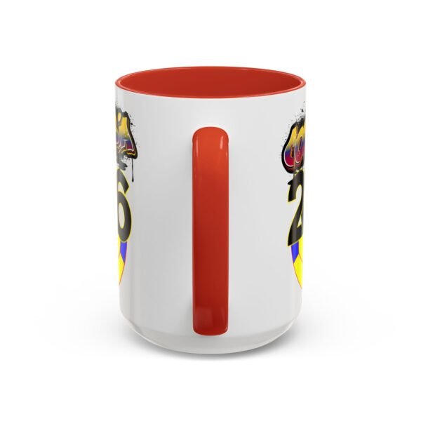 Colombia 2026 Accent Coffee Mug, Fun Soccer Cup, Perfect for Fans, Gift for Soccer Lovers, Sporty Drinkware, Coffee Lovers Gift