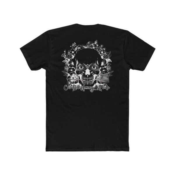 16983477164097159318_2048.jpeg Gothic Skull Graphic Tee, Unisex Casual Shirt for Music Lovers, Halloween Apparel, Alternative Fashion, Unique Gift Idea
