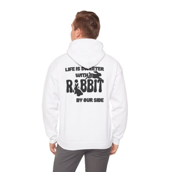 Cozy Rabbit-Themed Hoodie, Perfect Gift for Animal Lovers, Cute Sweatshirt for Pet Owners, Ideal for Birthdays, Easter, and Everyday Wear