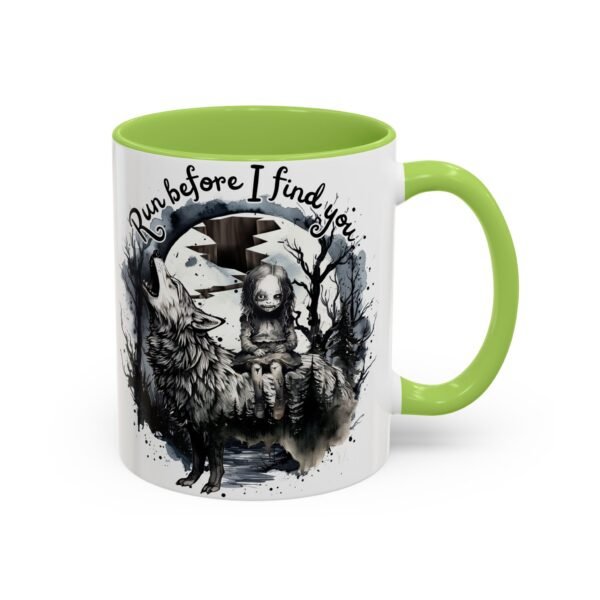 Mystical Accent Coffee Mug, Unique Gift, Tea Lovers, Home Decor, Spooky Vibes, Artistic Mug with Whimsical Design