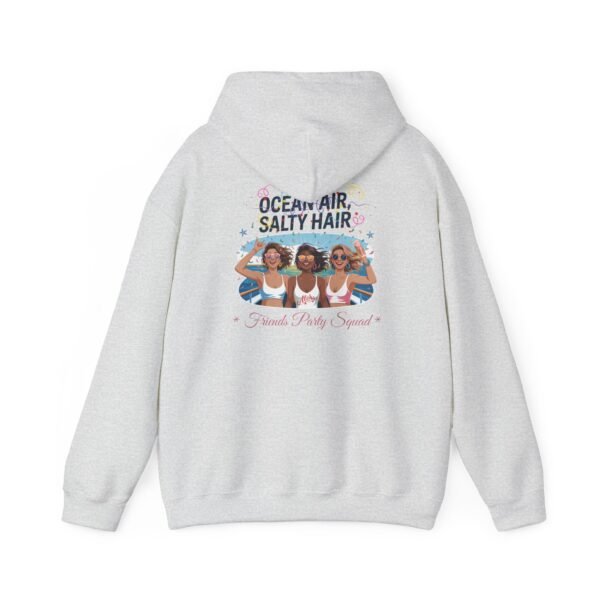 Ocean Air Salty Hair Women Sweatshirt, Beach Hoodie, Summer Layer, Vacation Gift, Coastal Style, Fun in the Sun Apparel