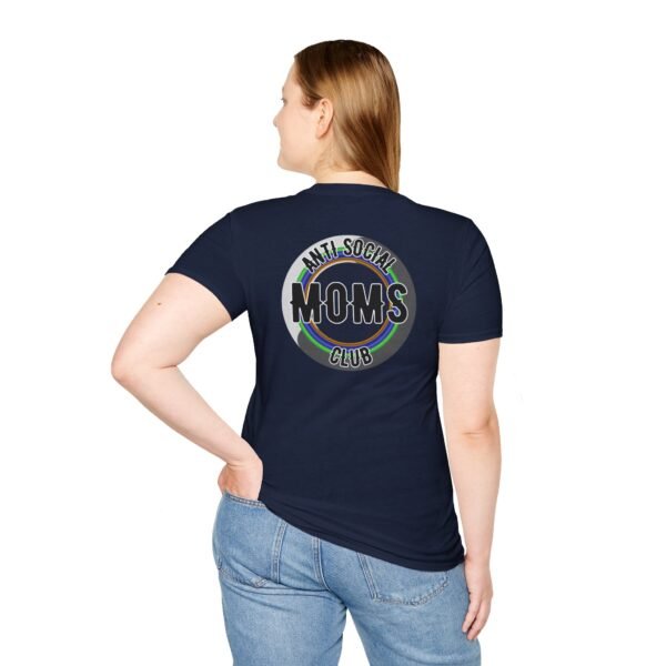 17495158846109452801_2048.jpeg Anti-Social Moms Club T-Shirt, Funny Tee for Moms, Women Softstyle Shirt, Mother's Day Gift, Casual Wear, Mom Life Apparel