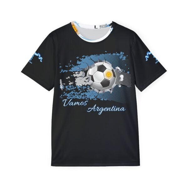 Men's Soccer Jersey, Sports Fan Tee, Argentina Football Shirt, Birthday Gift for Him, Soccer Game Merchandise, Activewear Apparel