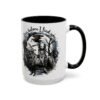 Mystical Accent Coffee Mug, Unique Gift, Tea Lovers, Home Decor, Spooky Vibes, Artistic Mug with Whimsical Design