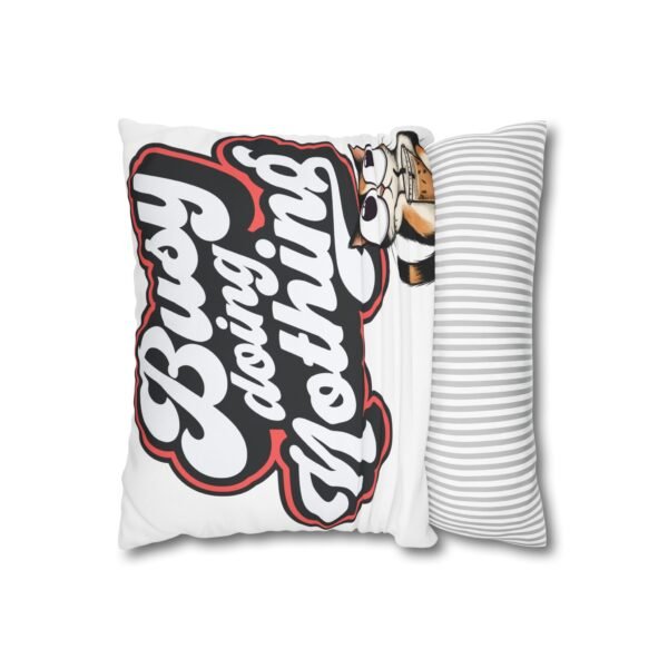 18038747503472917412_2048.jpeg Busy Doing Nothing Cat Pillowcase, Cozy Home Decor, Gift for Cat Lovers, Throw Pillow, Fun Typography Cushion Cover