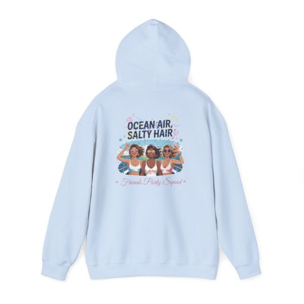 Ocean Air Salty Hair Women Sweatshirt, Beach Hoodie, Summer Layer, Vacation Gift, Coastal Style, Fun in the Sun Apparel