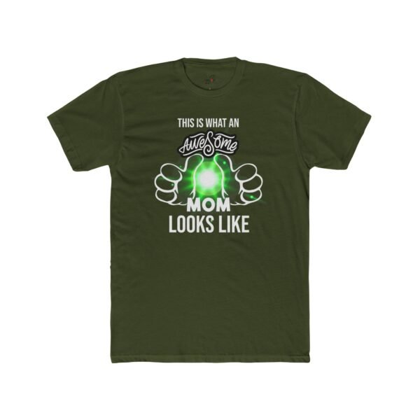 Awesome Mom Women Cotton Crew Tee,  Perfect Gift for Mother's Day, Birthdays, Fun Casual Wear, Family Gatherings, or Celebrations