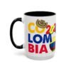 Colombia Soccer Accent Coffee Mug, 2026 World Cup Fan Gift, Sports Enthusiast Mug, Celebration Drinkware, Travel Souvenir